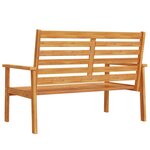 vidaXL Canapé de jardin 120 cm bois d'acacia massif