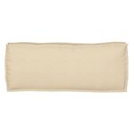 vidaXL Coussins de palette pour banc 2 Pièces Beige 100x40x8 cm Tissu Oxford