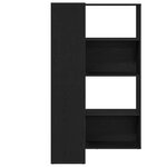 vidaXL Bibliothèque Chêne noir 140 x 30 x 140 cm Bois d'ingénierie