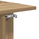 vidaXL Table d'appoint Chêne artisanal 35 x 40 x 55 cm