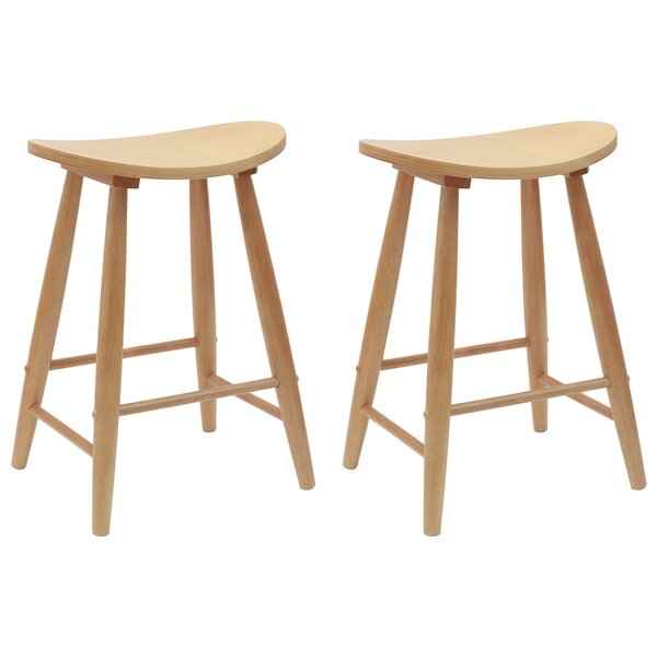 vidaXL Chaises de salle à manger 2 Pièces Naturel 46 x 37 x 63 cm