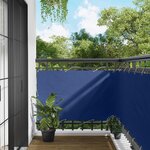 vidaXL Écran de balcon 100 x 1000 cm Tissu Oxford Rectangulaire Bleu