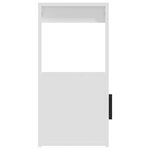 vidaXL Buffet Blanc 80x30x60 cm Bois d'ingénierie