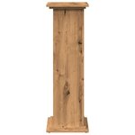 vidaXL Piédestal avec rangement chêne artisanal bois d'ingénierie