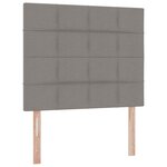 vidaXL Lit de Rangement Taupe 120 x 200 cm Cuir synthétique