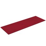 vidaXL Panneaux muraux 12 Pièces Rouge bordeaux 90x30 cm Velours 3 24 m²