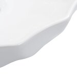 vidaXL Lavabo 46x17 cm Céramique Blanc