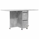vidaXL Table à dîner 2 Pièces 140 x 80 x 77 cm Bois d'ingénierie
