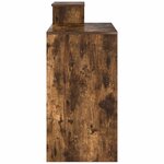 vidaXL Bureau Chêne fumé 106 x 41 x 88.5 cm Bois d'ingénierie