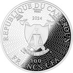 Pièce de monnaie en Argent 500 Francs g 17.50 Millésime 2024 160th Anniversary Edvard Munch STARRY NIGHT