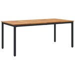 vidaXL Ensemble de salle à manger pour jardin 7 Pièces Beige