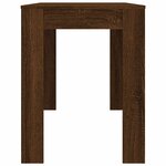 vidaXL Table à dîner Chêne marron 120x60x76 cm bois d'ingénierie