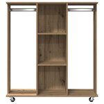 vidaXL Armoire chêne artisanal 102 x 38 x 110 cm Bois d'ingénierie
