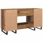 vidaXL Bureau Bois ancien 140 x 50 x 75 cm Bois d'ingénierie