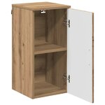 vidaXL Cabinet de salle de bain chêne artisanal 30 x 31 5 x 61 cm