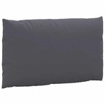 vidaXL Coussins de palette lot de 3 anthracite tissu oxford