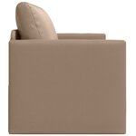 vidaXL Canapé-Lit Cappuccino 124 x 71 x 78 cm Cuir artificiel