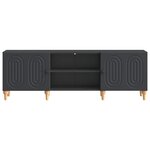 vidaXL Meuble TV 150 x 31 x 50 cm Noir Bois d'ingénierie