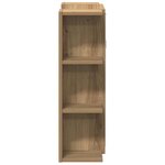 vidaXL Armoire à miroir de salle de bain chêne artisanal 80x20 5x64 cm