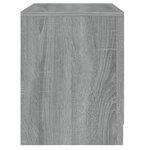 vidaXL Tables de chevet 2 Pièces sonoma gris 45x34 5x44 5 cm