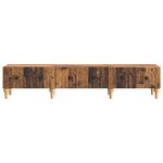 vidaXL Meuble TV Bois ancien 147 x 34 5 x 30 cm Bois d'ingénierie
