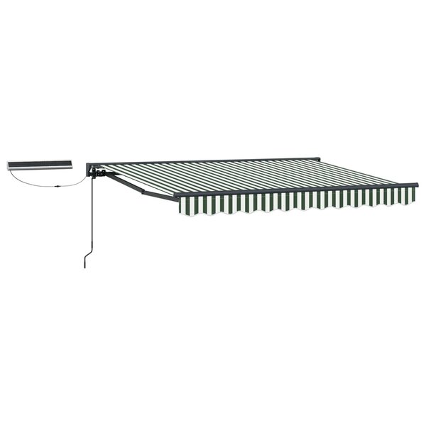 vidaXL Auvent rétractable électrique 3 5 x 2 5 m