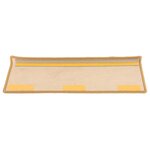 vidaXL Tapis d'escalier auto-adhésifs 15 Pièces Orange 65x21x4 cm