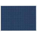 vidaXL Couverture lestée Bleu 135x200 cm 6 kg Tissu