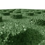 vidaXL Carreaux de protection antichoc 6Pièces Caoutchouc 50x50x3cm Vert