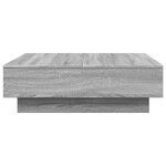 vidaXL Table basse Sonoma gris 90x90x28 cm Bois d'ingénierie