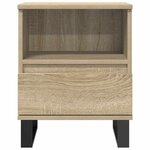 vidaXL Table de chevet chêne sonoma 40x35x50 cm bois d’ingénierie