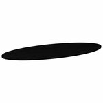 vidaXL Dessus de table 140x60x2 cm bois de chêne massif ovale
