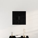 vidaXL Armoire murale Chêne Noir 60x31x60 cm Bois d'ingénierie