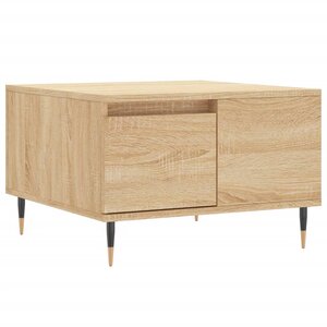 vidaXL Table basse chêne sonoma 55x55x36 5 cm bois d'ingénierie