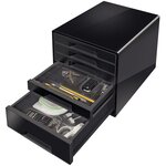 Leitz cube de bureau 5 tiroirs noir
