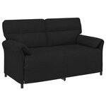 vidaXL Canapé 100  polyester  cadre en métal  MDF  Contreplaqué