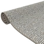 vidaXL Tapis de couloir aspect sisal taupe 50x100 cm