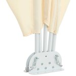 vidaXL Auvent latéral pliable de terrasse Crème 300 x 200 cm