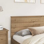 vidaXL Tête de lit Chêne artisanal 180 cm Bois d'ingénierie