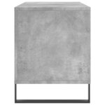 vidaXL Armoire à disques gris béton 100x38x48 cm bois d'ingénierie