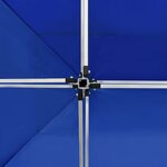 vidaXL Tente de réception pliable Aluminium 4 5x3 m Bleu