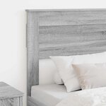 vidaXL Tête de lit Gris Sonoma 75 cm Bois d'ingénierie