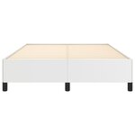 vidaXL Cadre de lit sans matelas blanc 140x190 cm similicuir