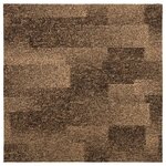 vidaXL Moquette de sol 20 Pièces Marron 50 x 50 cm PP