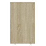 vidaXL Tables gigognes 3 Pièces Chêne sonoma Aggloméré