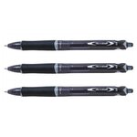 Stylo Bille ACROBALL Begreen pointe fine Noir x 3 PILOT