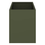 vidaXL Cache-pot de jardin Vert olive 50 x 32 x 40 cm