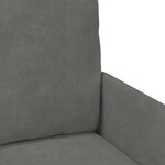 vidaXL Canapés avec coussin 110cm Gris foncé Contreplaqué