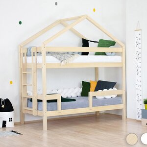 Lits cabane superposés KILI 90 x 200 naturel