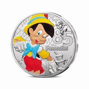 Les classiques d'animation Disney - Pinocchio Monnaie de 10€ Argent